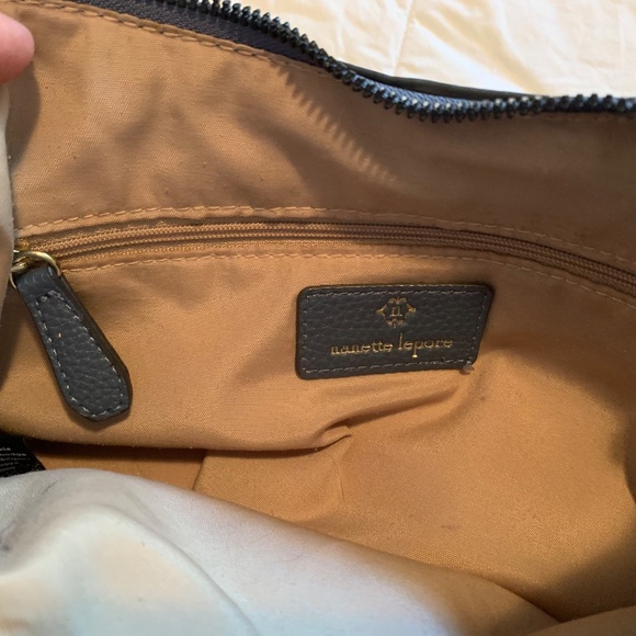 Nanette Lepore Charlie Blue Zippered Handbag - Picture 12 of 16